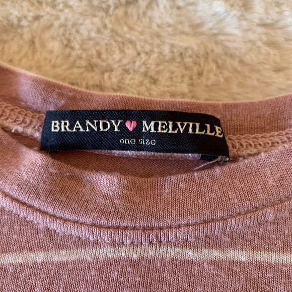 Striped Brandy Melville Tee - Picture 2 of 3